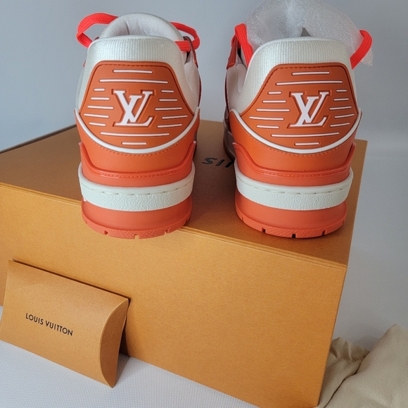 LOUIS VUITTON TRAINER SNEAKER  ORANGE Sty 1A9VN5 BY VIRGIL ABLOH - Picture 15 of 16